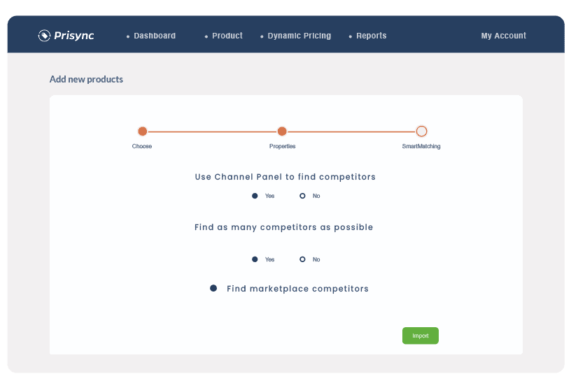 Prisync channel