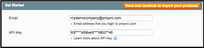 Prisync API