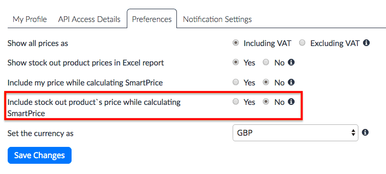 Dynamic Pricing Prisync